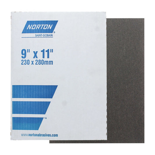 Norton 01309 9" X 11" Medium Grit Emery Cloth (Pack of 50)