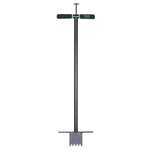 Yard Butler Black/Green Steel T-Handle Sod Planter and Plugger 33 L x 9 W in.