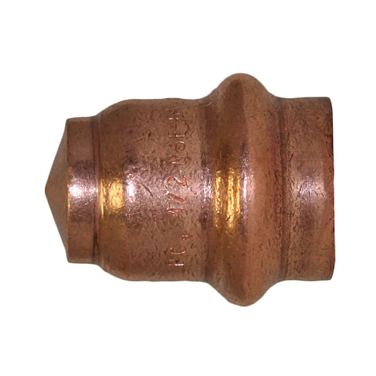 Nibco 1/2 in. CTS  T X 1/2 in. D CTS/Press  Copper Cap