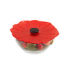 Charles Viancin 11 in. W Red Silicone Large Poppy Lid