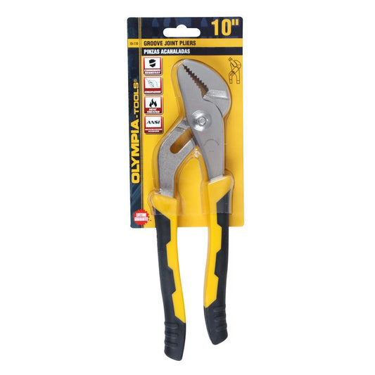 Olympia Tools 10 in. Forged Alloy Steel Groove Joint Pliers