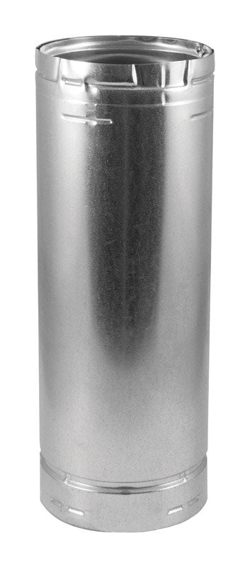 DuraVent 3 in. Dia. x 60 in. L Galvanized Steel Round Gas Vent Pipe (Pack of 2)