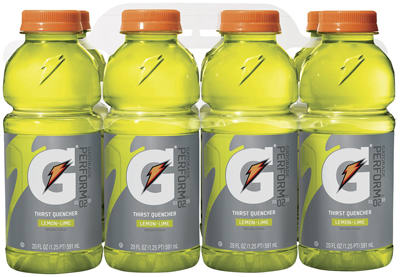 Thirst Quencher Drink, Lemon Lime, 20-oz., 8-Pk. (Pack of 3)
