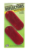 Hy-Ko  Round  Red  Reflectors  2 pk