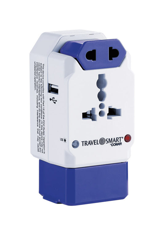 Travel Smart Type A/B/C/E/F/G/I For Worldwide All-In-One Adapter