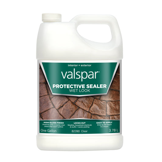 Valspar Clear Acrylic Concrete Sealer 1 gal. (Pack of 4)