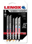 Lenox 1994456 T-Shank Jig Saw Blade Kit 5 Piece Set