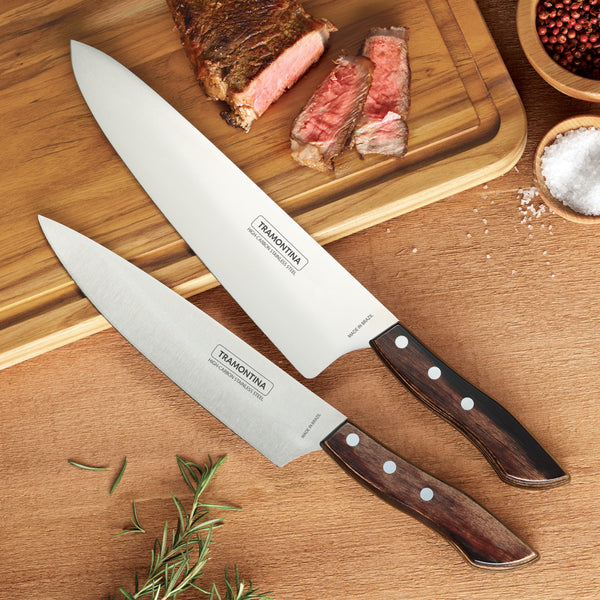 Churrasco BBQ 12 Pc Polywood Fork and Steak Knife Set - Tramontina US