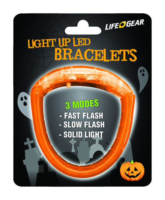 Life+Gear Halloween Glow Bracelets Plastic 1 pk