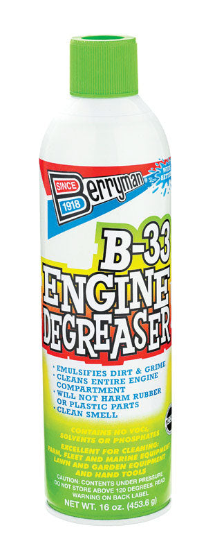 Berryman Mild Scent Engine Degreaser 16 oz Spray