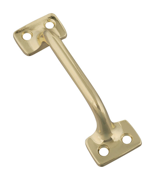 National Hardware Brass-Plated Brass Window Sash Lift 1.203 in. W X 4 in. L (Pack of 15)