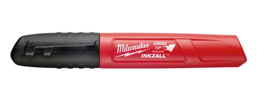 Milwaukee  INKZALL  Black  Medium Chisel Tip  Jobsite Marker  1 pk
