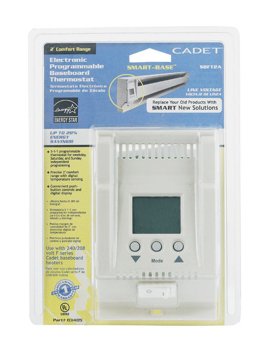 Cadet Electronic Programmable Baseboard Thermostat