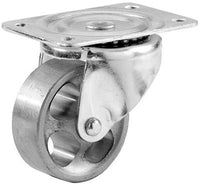 Cast Iron Swivel Plate Caster, 3-In.