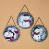 Gerson Bottle Cap Snowman Christmas Ornament Multicolored Metal 1 each (Pack of 6)