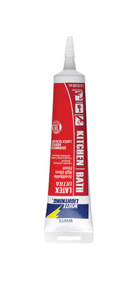 White Lightning White Latex Caulk Sealant 5.5 oz. (Pack of 12)