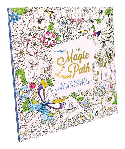 Telebrands Corporation Magic Path Coloring Book with Exotic Jungles and Breathtaking Landscapes