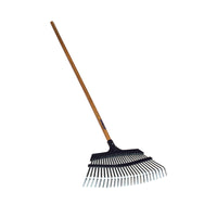Seymour S400 Jobsite 25 Tine Steel Rake Wood Handle