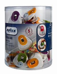 Bag Clip, Medium, Assorted Colors (Pack of 50)