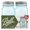 Ball Collector's Edition Aqua Vintage Regular Mouth Canning Jar 16 oz 4 pk