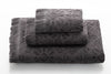 LINIM 3-Pcs Jacquard Towel Set 100% Cotton, Bath, Hand and Washcloth, Smoke Gray