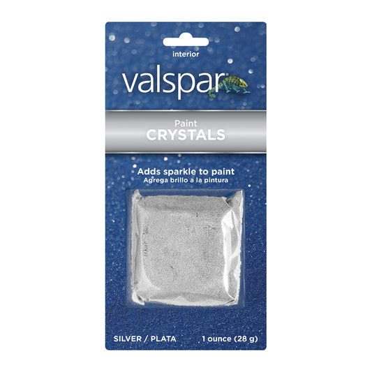 Valspar Silver 49 g/L VOC Level Sparkle Effect Glitter Paint Crystal 1 oz. (Pack of 6)