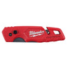 Milwaukee Fastback Red Press and Flip Utility Lockable Knife 6-3/4 L in.
