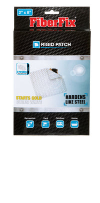 FiberFix  Rigid Patch  2 in. W x 8 in. L Tape  White