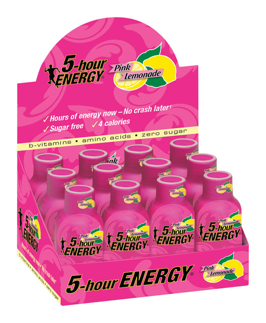 5-hour Energy 140189 1.93 Oz Pink Lemonade 5-Hour Energy® (Pack of 12)