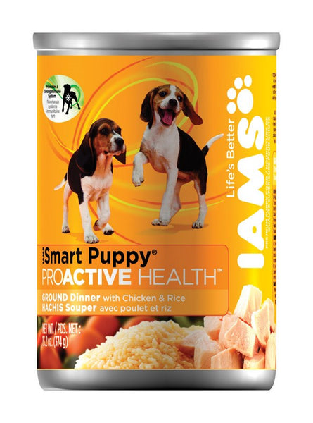 Iams Puppy Food Dry Chicken & Rice 13.2 Oz (Case of 12)