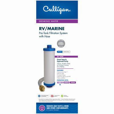 RV Pre-Tank In-Line Water System Filter With 3/4-In. Hose
