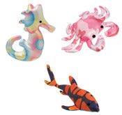 Toysmith 02361 Sand-Filled Sea Life Animals Assorted Styles & Colors