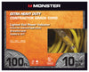Monster Outdoor 100 ft. L Yellow Extra Heavy Duty Extension Cord