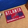 MLB - Atlanta Braves Tomahawk Uniform Rug - 19in. x 30in.