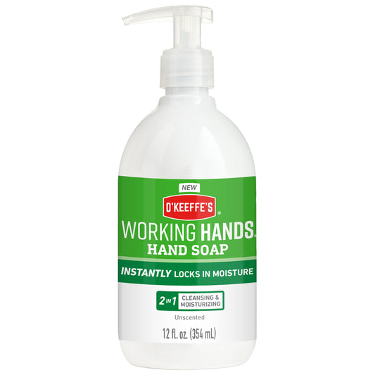 O'Keeffe's Working Hands Unscented Moisturizing Hand Soap 12 oz. (Pack of 4)