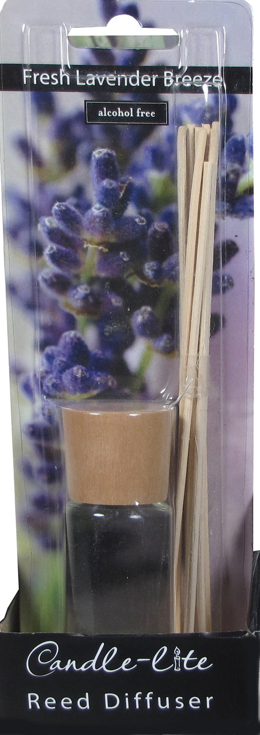 Candle lite 7422729 1.17 Oz Lavender Scented Mini Reed Diffuser (Pack of 4)