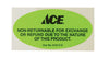 Centurion Non Returnable Labels 2-1/2 In. X 1-1/4 In. 500 Box