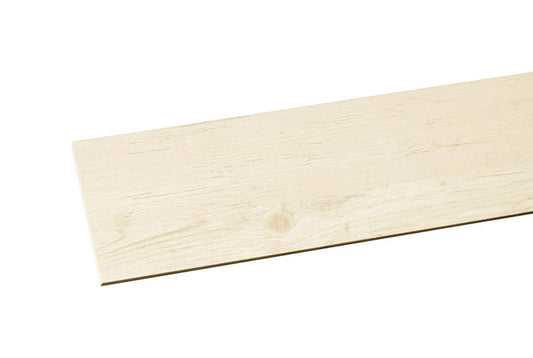Inteplast Building Products 1/4 in. H X 4 ft. L Prefinished Whitewashed Pine PVC Wall Panel