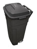 Rubbermaid Roughneck 34 gal. Plastic Wheeled Garbage Can Lid Included (Pack of 4)