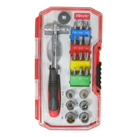 Olympia Tools 22 pc Ratcheting Screwdriver and Bit Set
