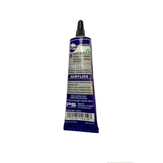 Weld-On Scigrip Clear Cement For ABS/PVC 1.5 oz