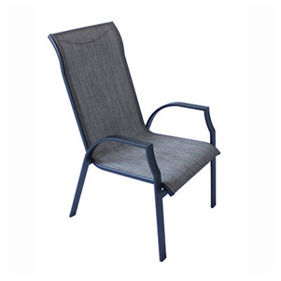Campton Hills Dining Chair, Stackable, Steel, Sling Fabric