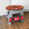 NFL - Kansas City Chiefs Folding Step Stool - 13in. Rise