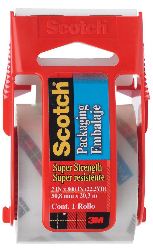 Scotch 142 2 Clear Scotch Packaging Tape With Sure Start Dispenser