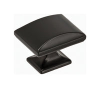 Amerock  Candler Collection  Cabinet Knob  1-1/4 in. Black Bronze  1 pk