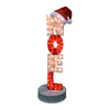 42" Candy Cane Lane Pre-Lit 2D Motorized Yard Art Noel