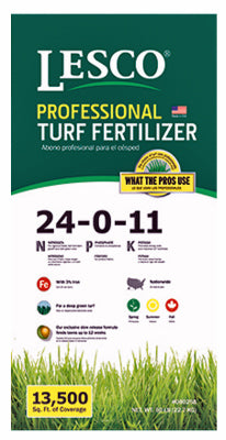 Turf Fertilizer, 24-0-11 Formula, 50-Lbs.,13,500-Sq. Ft.