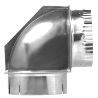 Builder's Best 4 in. D Silver Aluminum Elbow