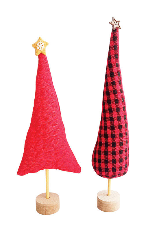 Celebrations  Home  Fabric Tree  Christmas Decoration (Pack of 6)