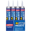 Loctite PL 200 Projects Synthetic Elastomeric Polymer Construction Adhesive 28 oz. (Pack of 12)